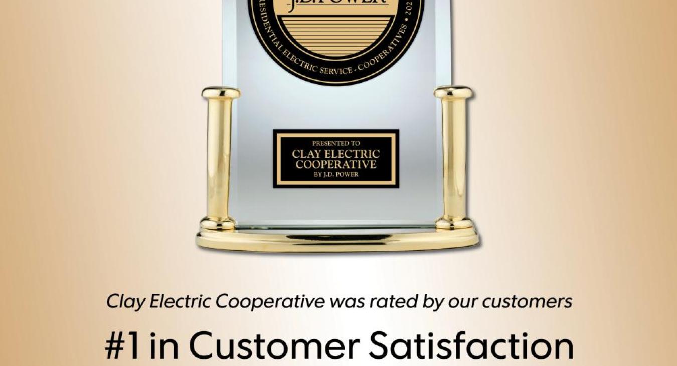 Clay Electric ranks No. 1 in its segment in J.D. Power study