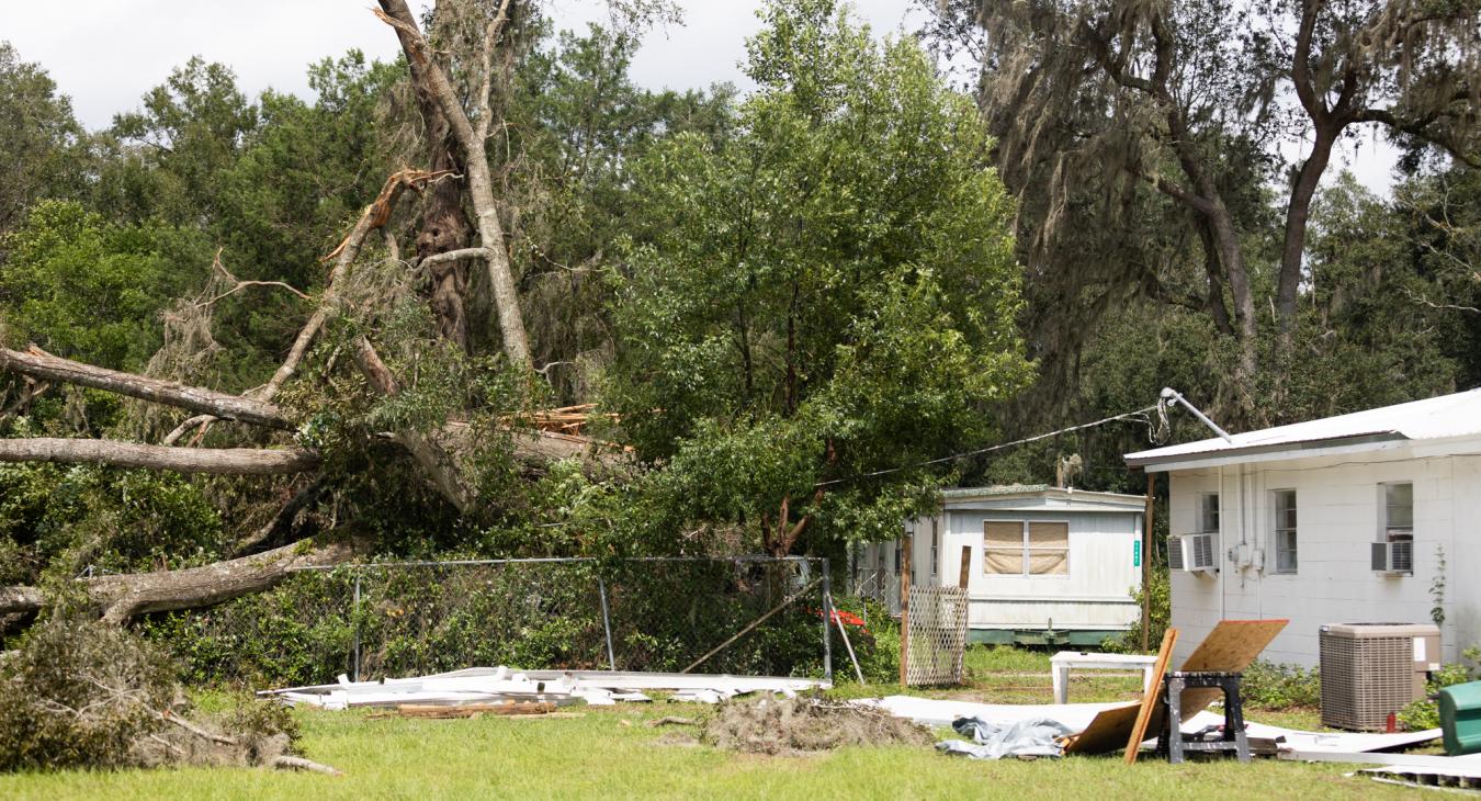 Helene Damage Lake City area