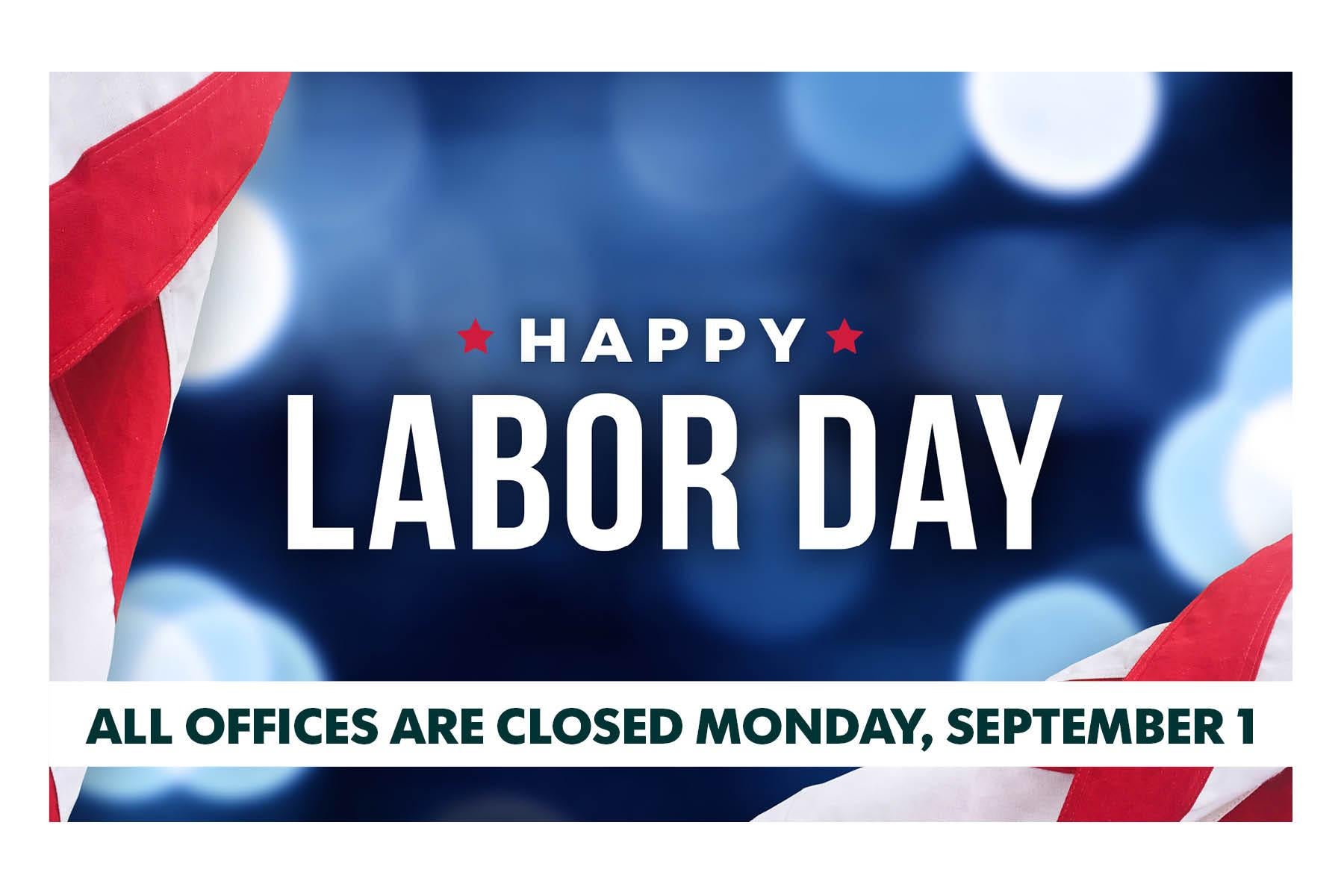 closed Labor Day